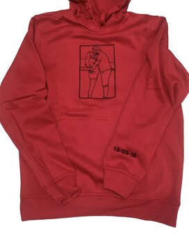 Hoodie Lijntekening